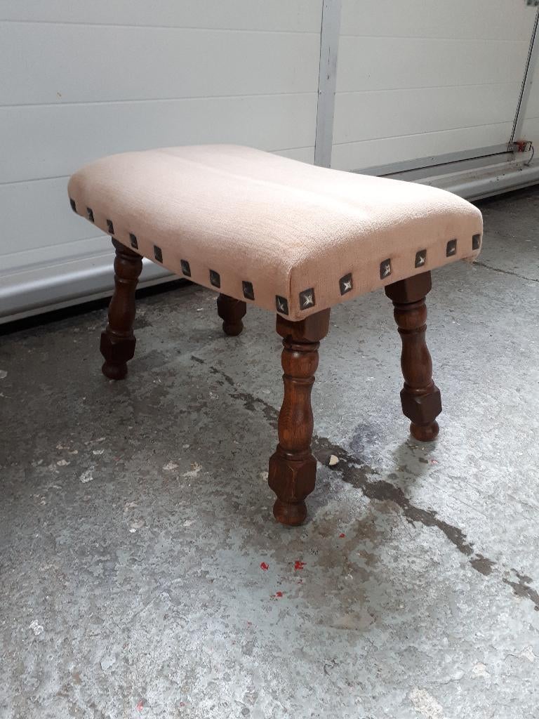 voetenbankje, Huis en Inrichting, Ophalen, Minder dan 50 cm, Gebruikt, Minder dan 50 cm