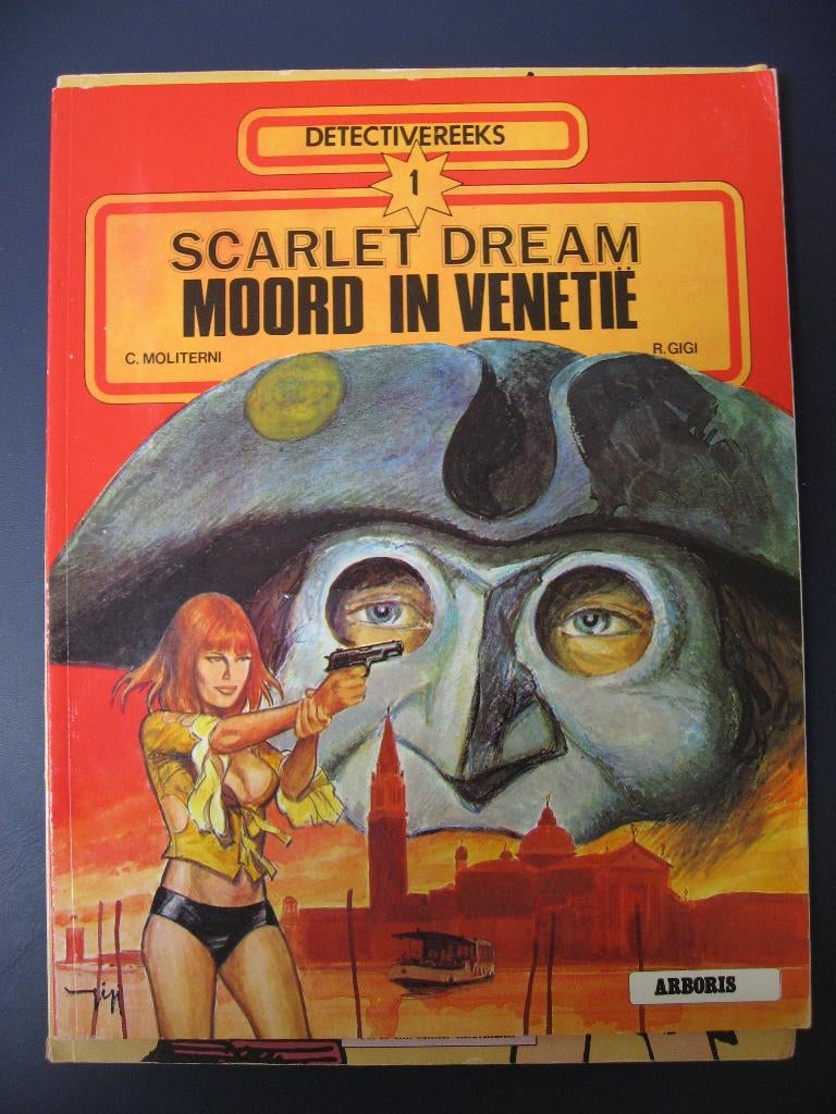 Detective reeks. Scarlet Dream. Moord in Venetie., Eén stripboek, Ophalen of Verzenden, Gelezen