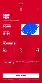 Te koop ajax psv, Eén persoon, Februari