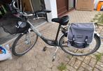 B'Twin Fiets met mand en fietstassen, Gebruikt, Versnellingen, 50 tot 53 cm, Ophalen