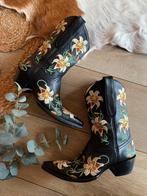 Indian cowboylaarzen flowerboots 37 western boots laarzen, Kleding | Dames, Schoenen, Hoge laarzen, -, Zwart, -