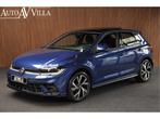 Volkswagen Polo 1.0 TSI 3x R-Line Pano Leer Virtual Climate, Auto's, Volkswagen, Gebruikt, Blauw, Alcantara, Grijs
