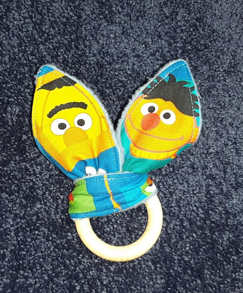 nieuw- bijtring Sesamstraat met Bert en Ernie, Ophalen of Verzenden, Nieuw, Overige typen