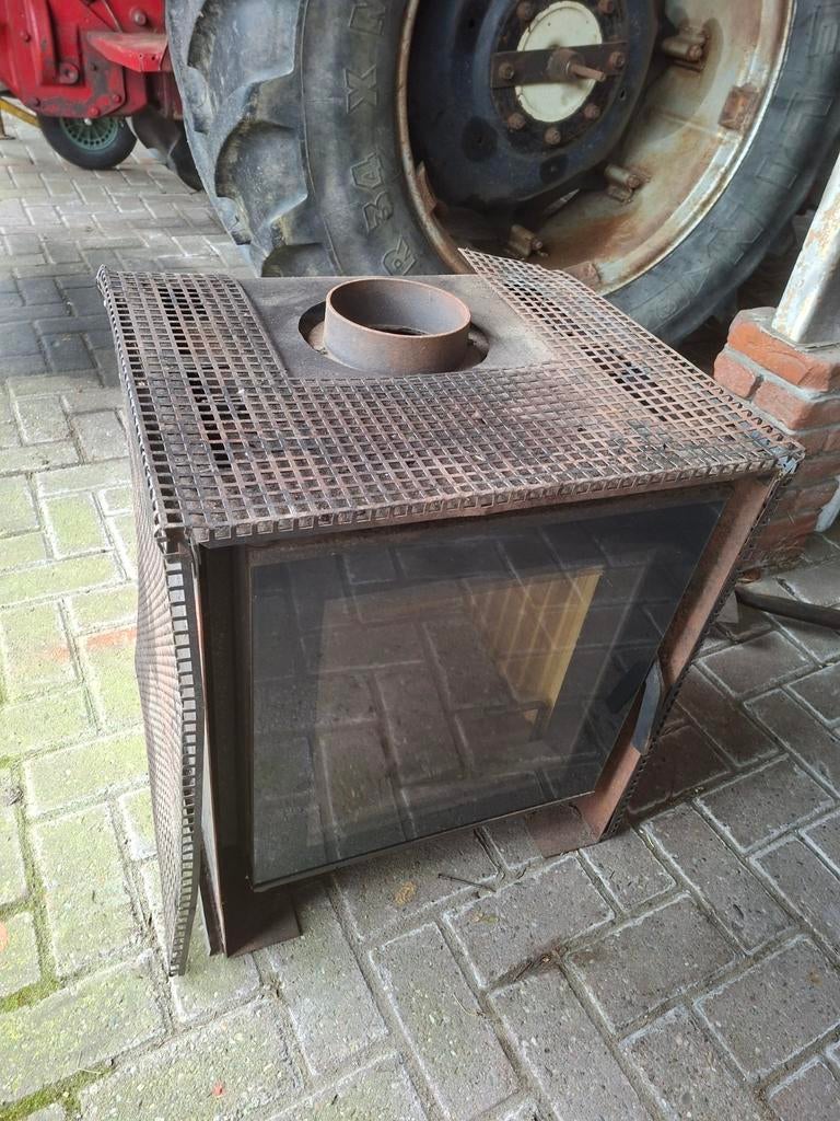 Helex hout kachel, Ophalen, Zo goed als nieuw, Hout, Houtkachel