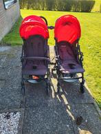 Twee buggy's te koppelen tot tweeling-buggy, Ophalen, Zo goed als nieuw, Overige merken, Verstelbare rugleuning
