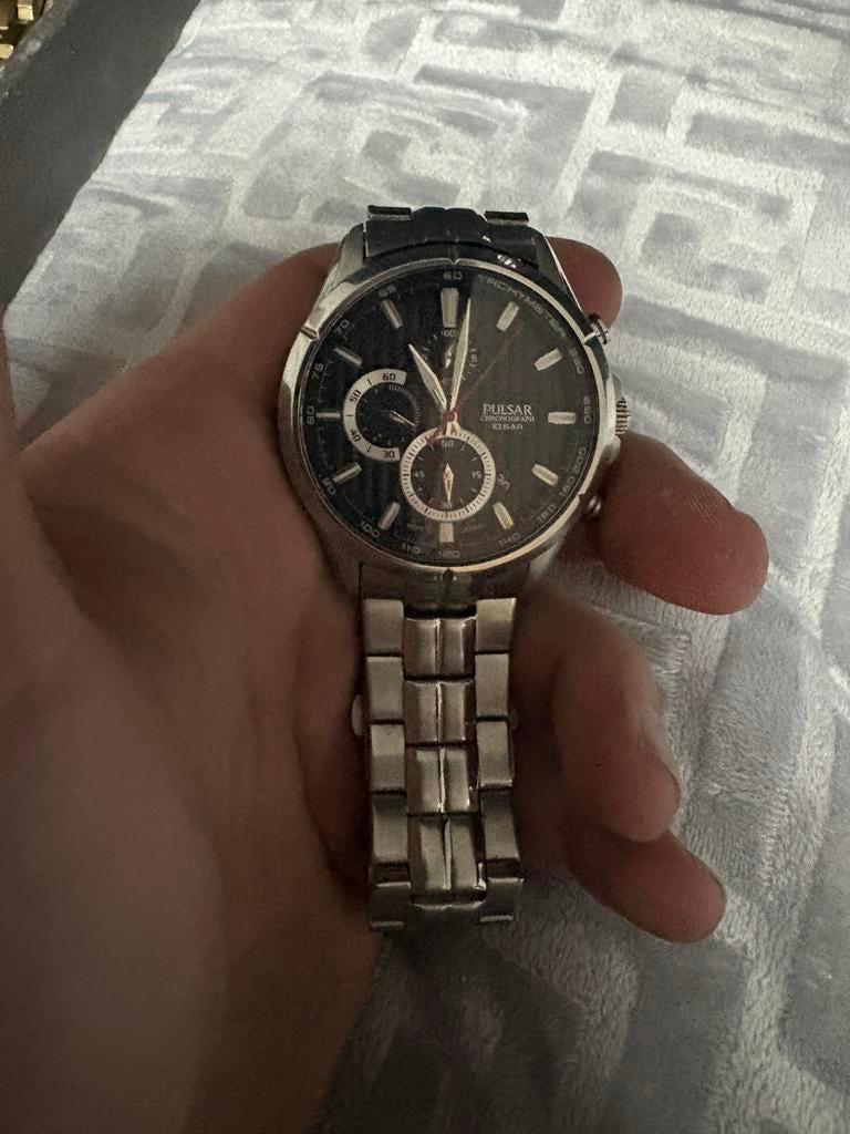 Pulsar accelerator chronograph, Ophalen of Verzenden, Zo goed als nieuw