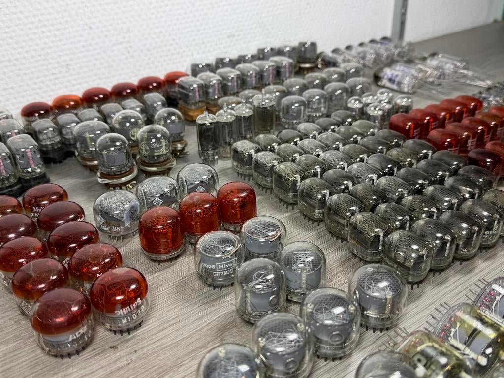 Lot nixie buisjes diverse soorten, Ophalen of Verzenden, Gebruikt