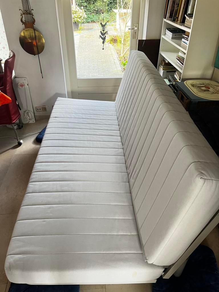 IKEA Lycksele slaapbank, Tweepersoons, Zo goed als nieuw, 200 cm, Grijs