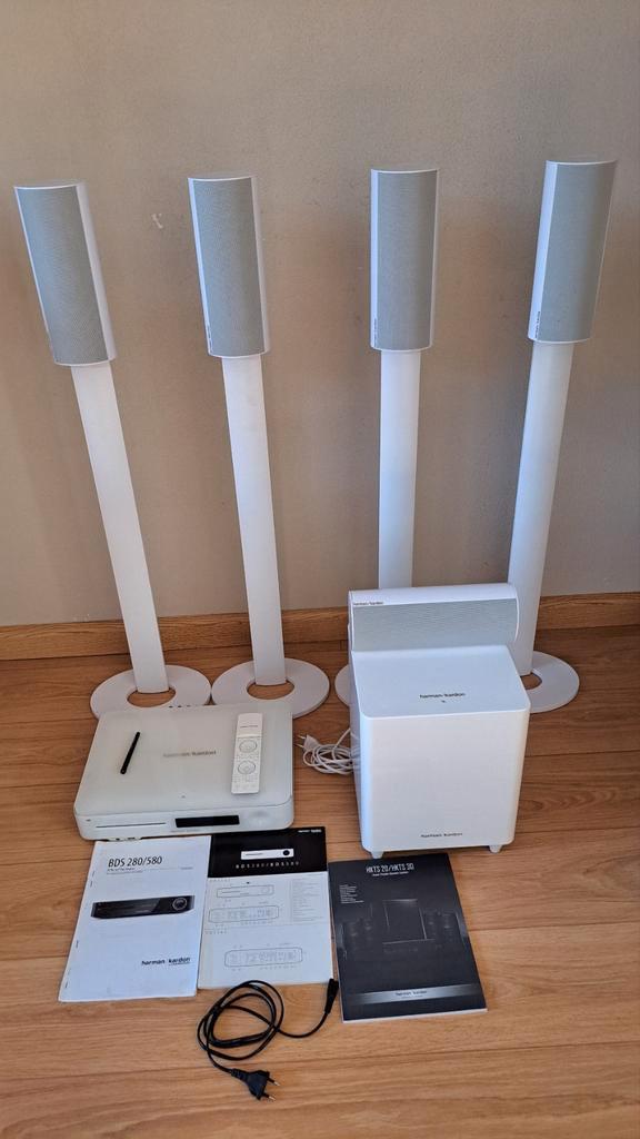 Harman Kardon Surround Set - Compleet met Speler en Speakers, Audio, Tv en Foto, Home Cinema-sets, Zo goed als nieuw, Blu-ray-speler