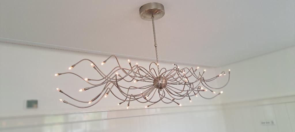 Sfeervole grote hanglamp, Ophalen, Zo goed als nieuw, 50 tot 75 cm