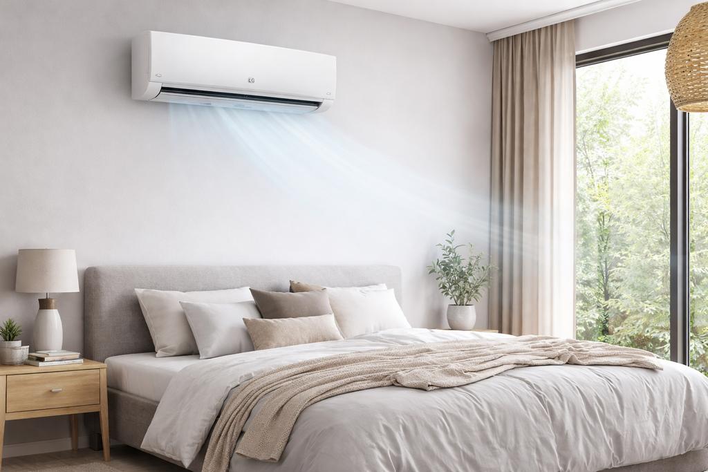 LG Single Split Airco met WiFi - Koelen en Verwarmen, Witgoed en Apparatuur, Airco's, Nieuw, Wandairco, Minder dan 60 m³, 3 snelheden of meer