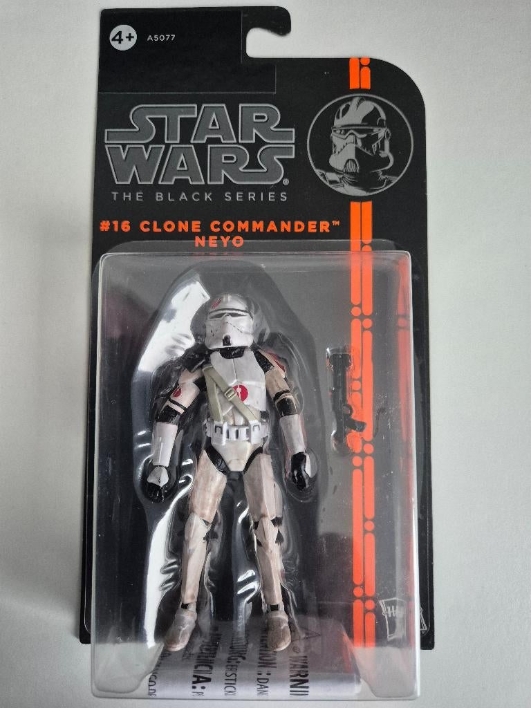 Star Wars BS Orange 3.75" #16 Clone Commander Neyo, Ophalen of Verzenden, Nieuw, Actiefiguurtje