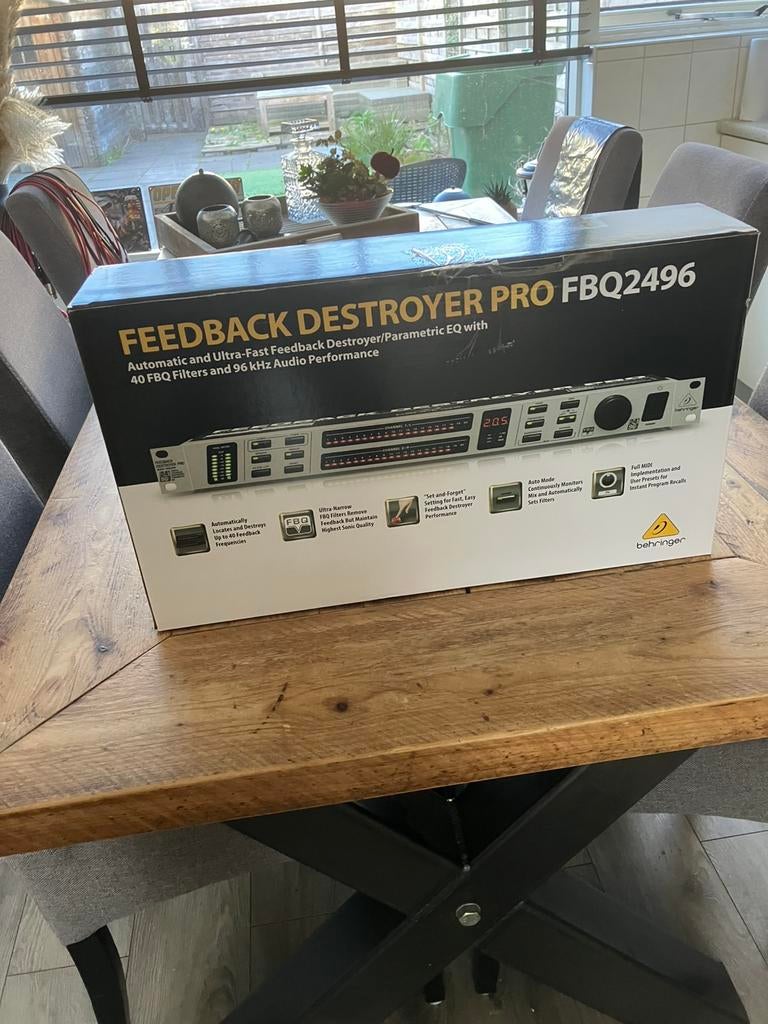 Behringer Feedback destroyer pro FBQ2496 nieuw in doos, Ophalen of Verzenden, Zo goed als nieuw, Audio