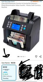 ZZap NC50 Biljetten Tellen & Vals Gelddetector, Ophalen of Verzenden