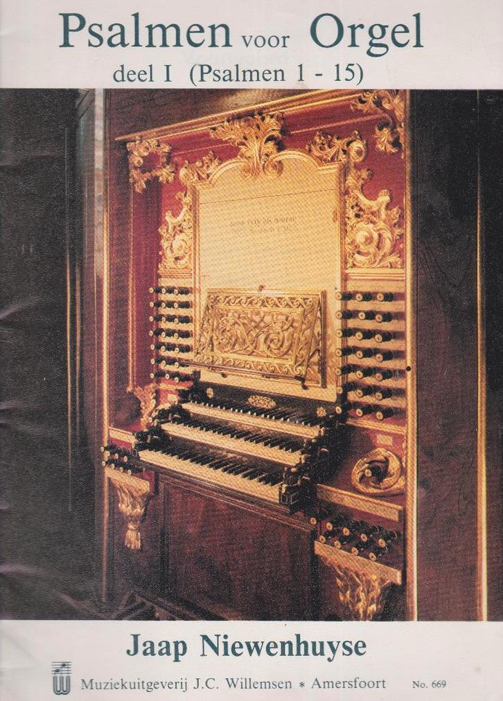 Jaap Nieuwenhuyse - PSALMEN voor ORGEL - deel I, Muziek en Instrumenten, Bladmuziek, Gebruikt, Artiest of Componist, Religie en Gospel
