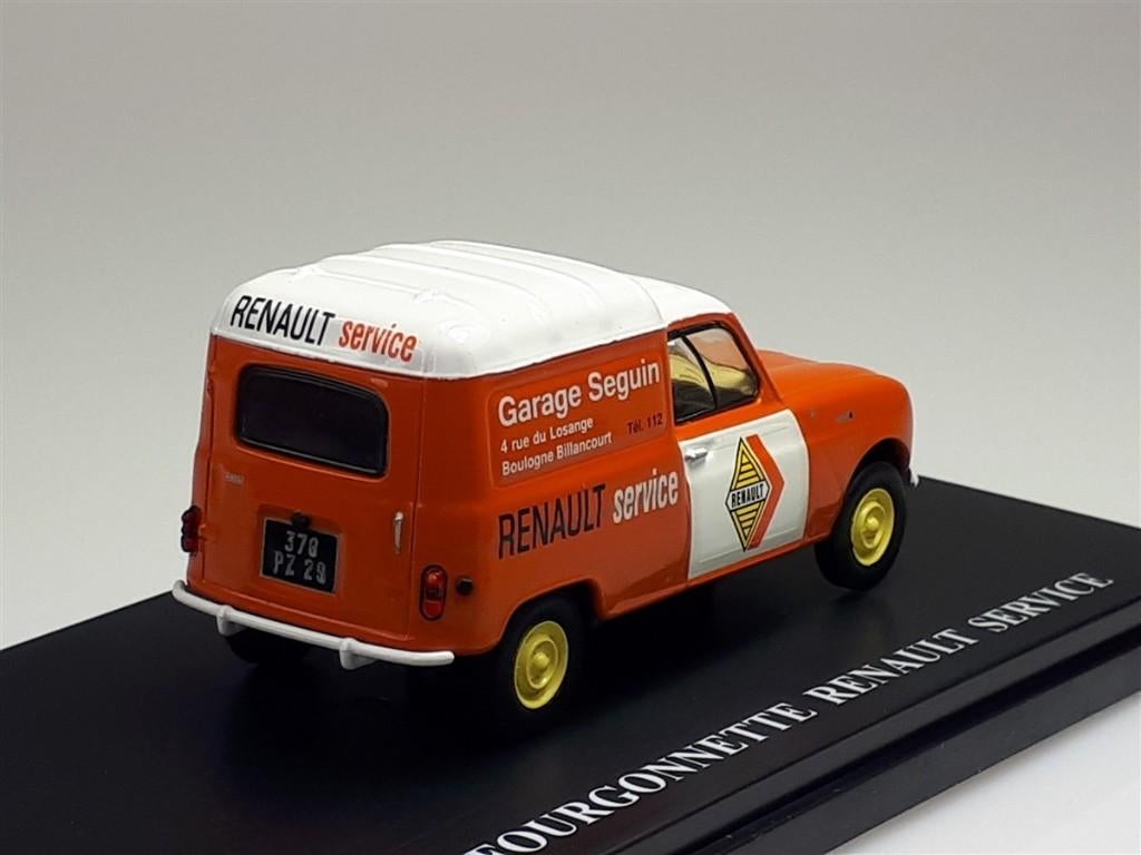 Atlas 1:43 Renault 4 Fourgonnette - Renault Service, oranje, Overige merken, -, Nieuw, Ophalen of Verzenden