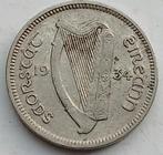 3 Pence 1934 Ierland Oude Vintage Munt Haas Konijn Schaars, Ophalen of Verzenden, Overige landen