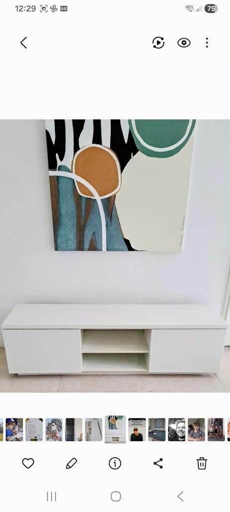 Ikea TV meubel, Huis en Inrichting, Kasten | Televisiemeubels, Ophalen, Zo goed als nieuw, 25 tot 50 cm, Minder dan 100 cm