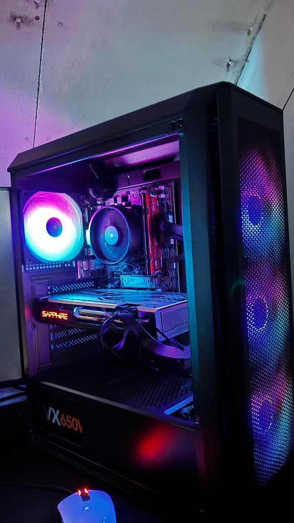 Game PC Ryzen 5 2600 RX 580 8GB 16GB RAM 512GB SSD, Ophalen, Gebruikt, Gaming, SSD