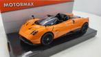 MotorMax, Pagani Huayra Roadster, orange, Ophalen of Verzenden, Nieuw, Auto, Motormax