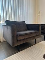 Bepure rodeo fateuil loveseat velvet antraciet, Ophalen, Zo goed als nieuw, Stof
