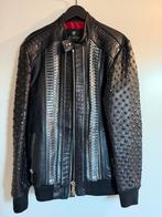 Exclusieve Leren Jas Krokodil & Python Leer Maat L, Ophalen of Verzenden, Zo goed als nieuw, Maat 52/54 (L), Zwart