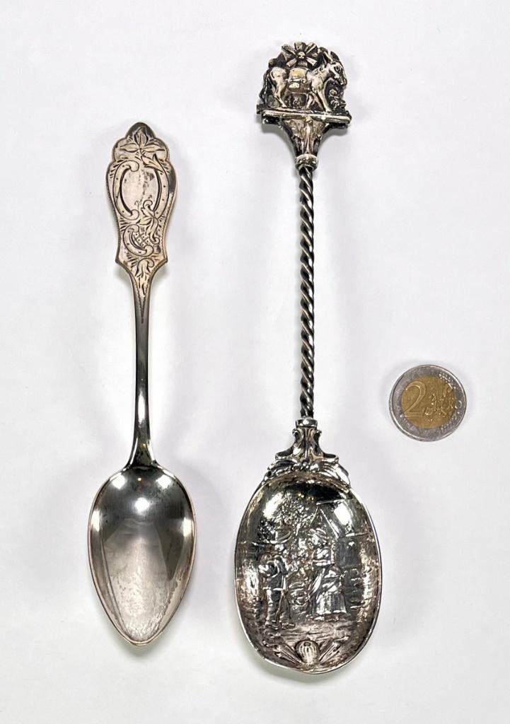 1223. Zilveren lepels, begin 20e eeuw, Ophalen of Verzenden
