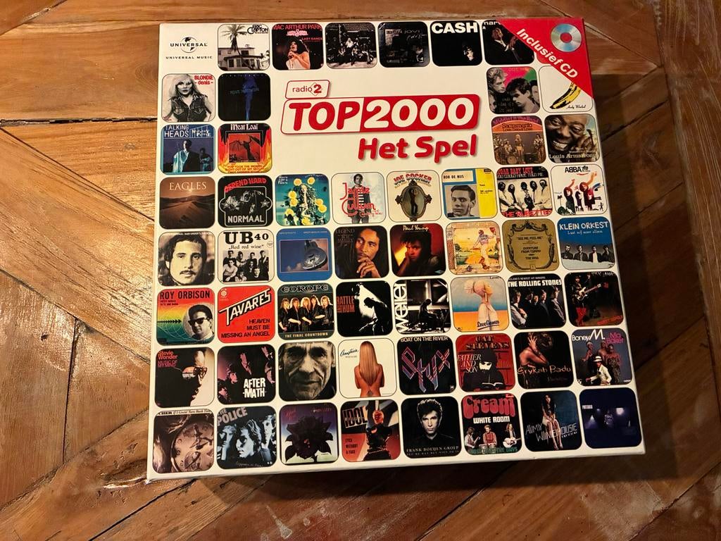 Top 2000 Het Spel - Muziekquiz voor de hele familie - nieuw, Hobby en Vrije tijd, Gezelschapsspellen | Bordspellen, Drie of vier spelers