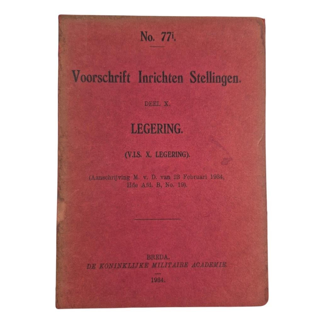 Nederlands voorschrift inrichten stellingen No. 77i, Verzamelen, -, -, Ophalen of Verzenden, -