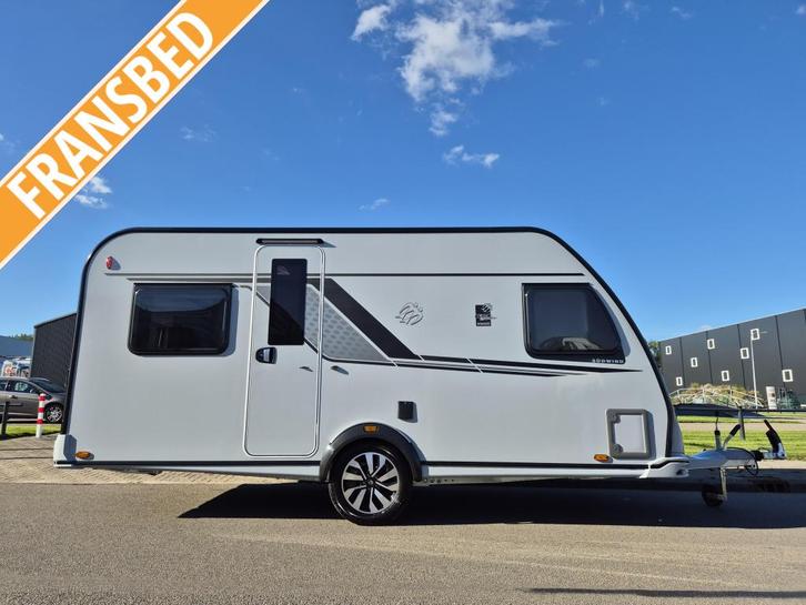 Knaus Sudwind Black Selection 450 FU, Caravans en Kamperen, Caravans, Bedrijf, tot en met 4, Rondzit, Knaus, Frans bed, Overige typen