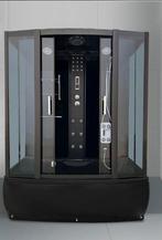 Nieuwe Douchecabine met Bad en Hydromassage - Zwart Design, Ophalen of Verzenden, Nieuw, Glas, Douche