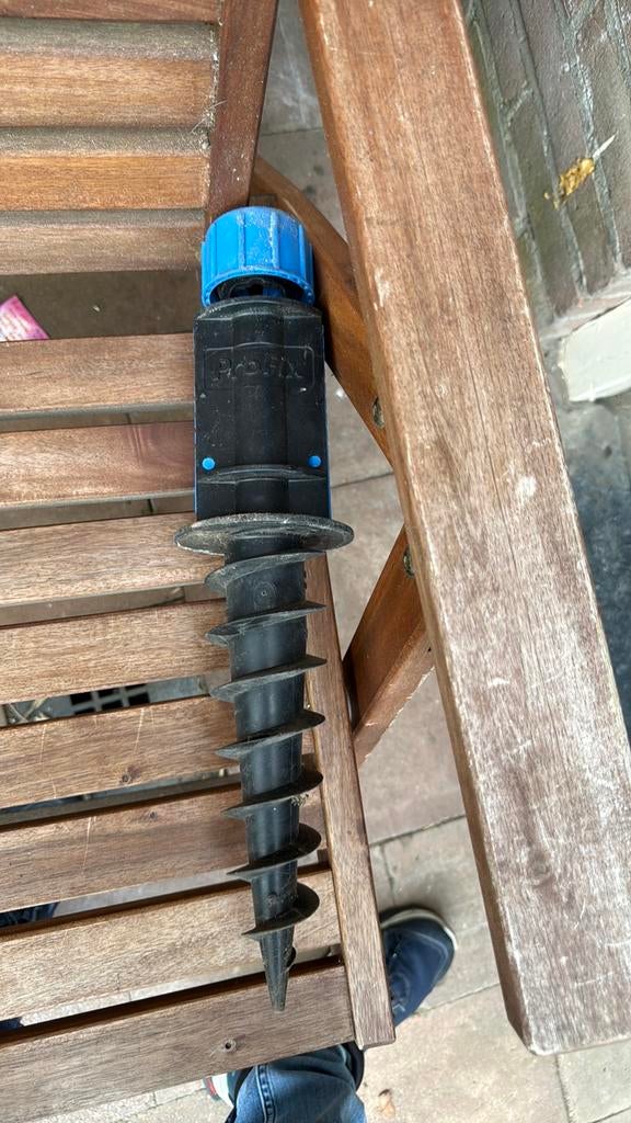 Profix grondanker voor droogmolen, parasol, beachflag oid, Ophalen, Zo goed als nieuw, Overige typen