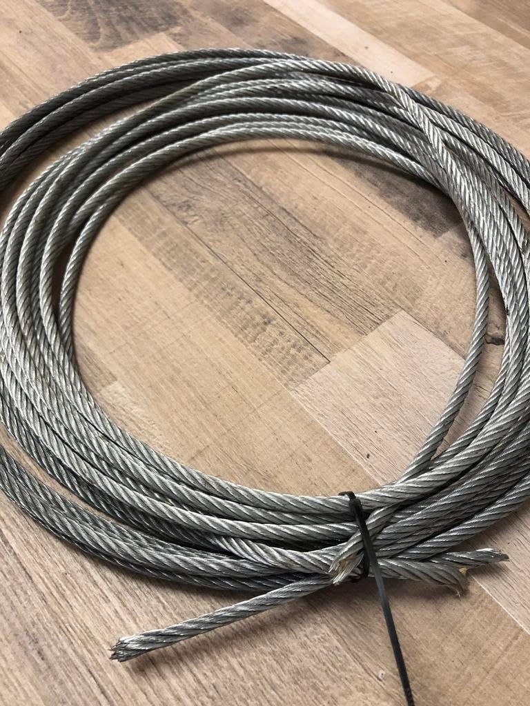 Staalkabel, Ophalen of Verzenden, Zo goed als nieuw, 250 mm of meer