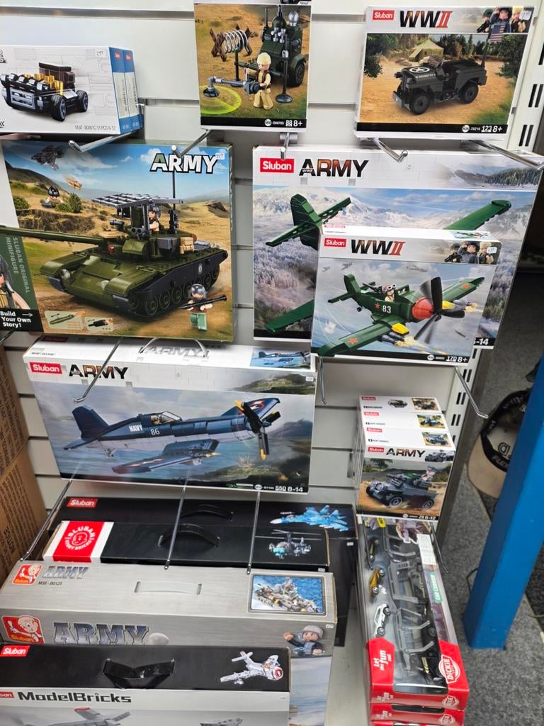 Sluban bouwsteen sets modelbrief diverse modellen, ., Nieuw, Ophalen of Verzenden, Sluban