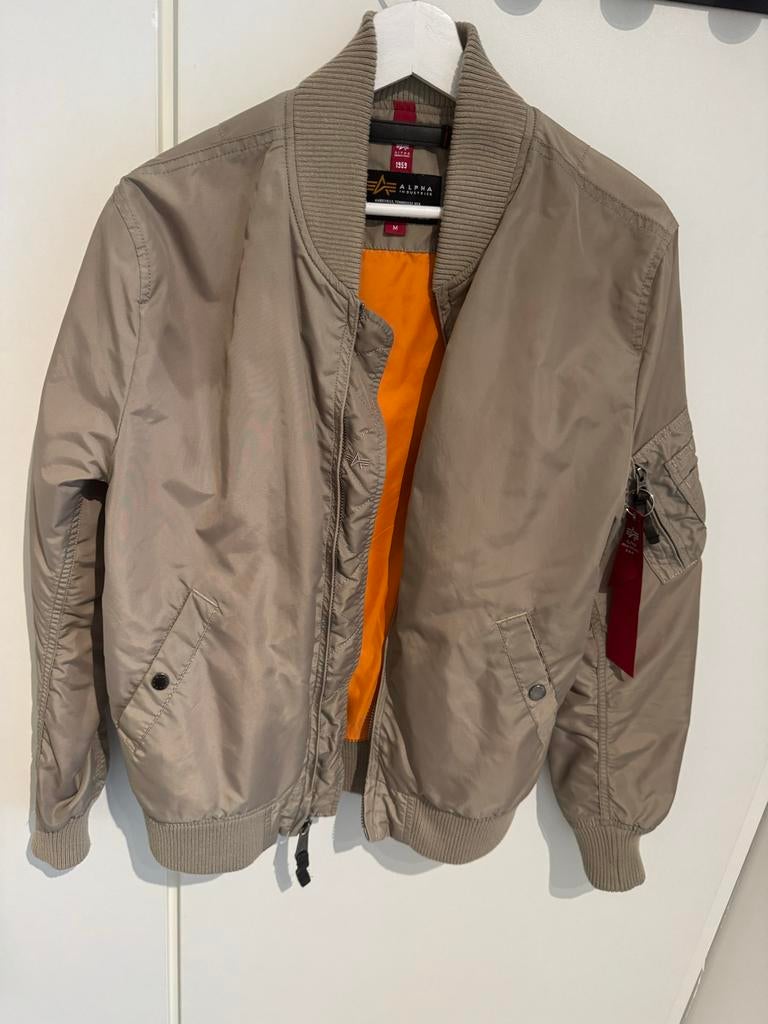 Alpha Industries Zomerjasje Maat M, Ophalen of Verzenden, Gedragen, Maat 48/50 (M), Beige