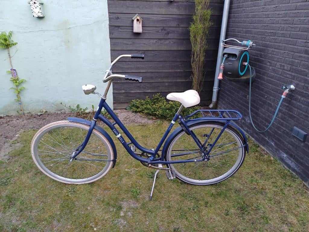 Degelijke stationsfiets, Fietsen en Brommers, Fietsen | Dames | Damesfietsen, Terugtraprem, Ophalen, Overige merken, 53 tot 56 cm