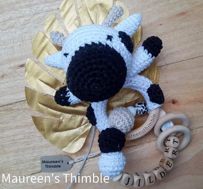 Rammelaar met koe, Nieuw, Ophalen of Verzenden, Middelgroot (20 tot 80 cm), Handgemaakt