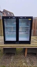 Nordcap Dubbele barkoelkast met glazen deuren, 150 tot 200 liter, Ophalen, Gebruikt, Zonder vriesvak