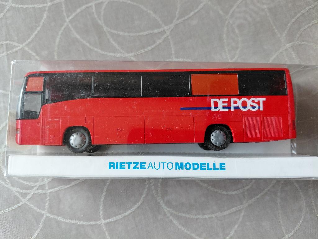 Rietze Van Hool T9 De Post België 1:87, Hobby en Vrije tijd, Modelauto's | 1:87, Ophalen of Verzenden, Zo goed als nieuw, Bus of Vrachtwagen