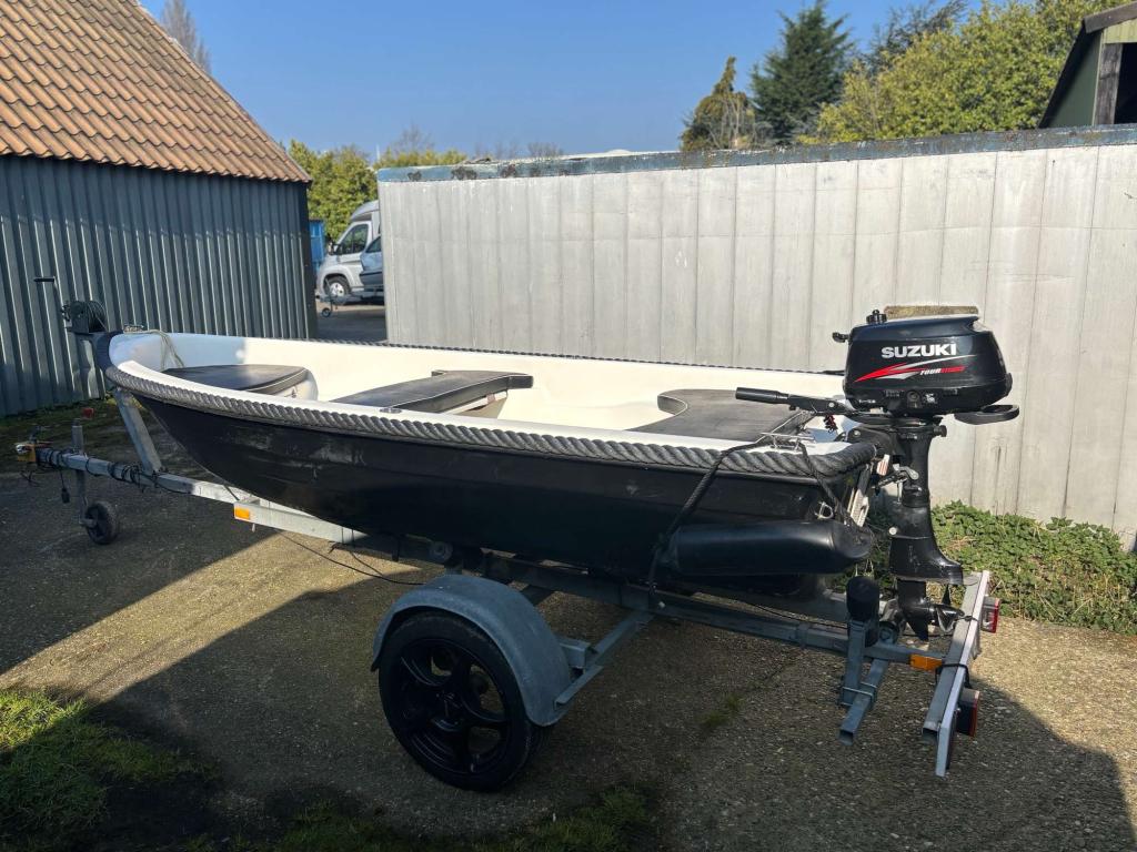 Leuke Liberty 390 sloep met benzine motor (Verkocht), Watersport en Boten, Gebruikt, Tot 10 pk, Niet ingevuld, Niet ingevuld
