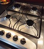 Gaskookplaat 4 pits inbouw, Witgoed en Apparatuur, Kookplaten, Ophalen, Gebruikt, 4 kookzones, Inbouw