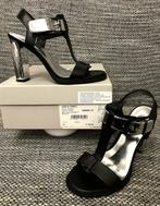 Calvin Klein Leren Sandalettes Zwart Maat 37, Kleding | Dames, Schoenen, Ophalen of Verzenden, Nieuw, Zwart, Sandalen of Muiltjes