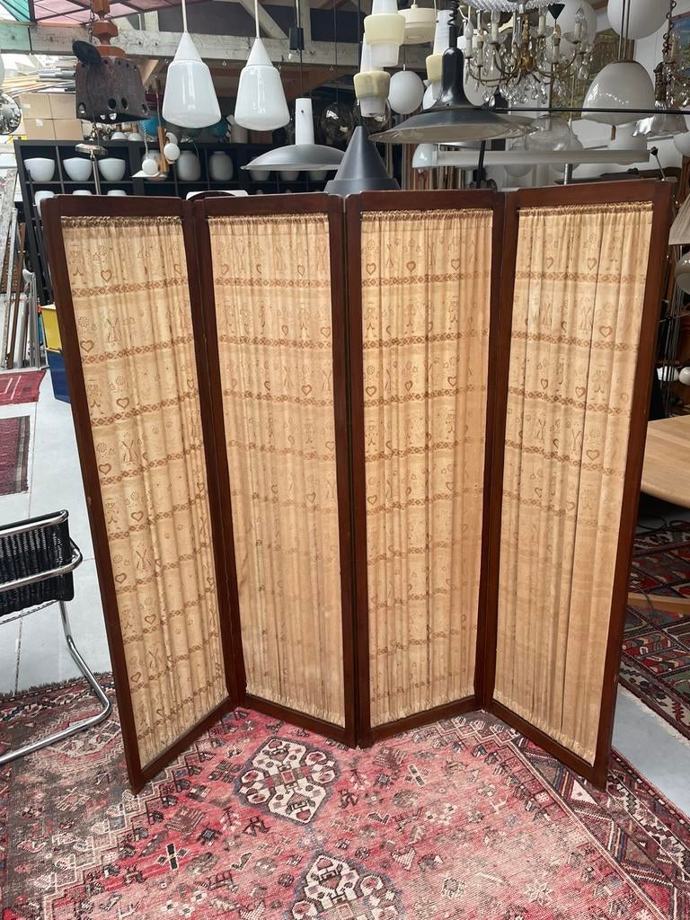 Jaren 30 kamerscherm, in originele staat., Huis en Inrichting, Woonaccessoires | Kamerschermen, Ophalen, Gebruikt, ?, ?