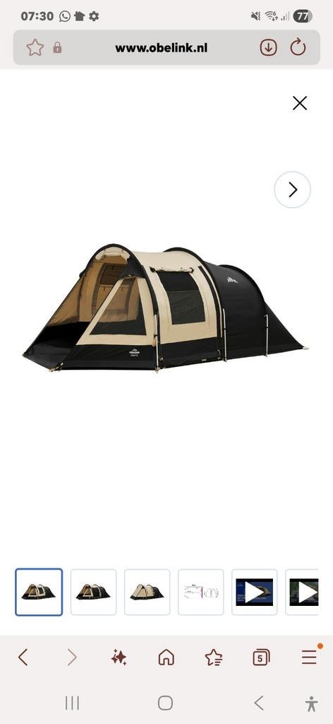 Gezocht: Tent (Zo goed als nieuw), Caravans en Kamperen, Tenten, Ophalen of Verzenden