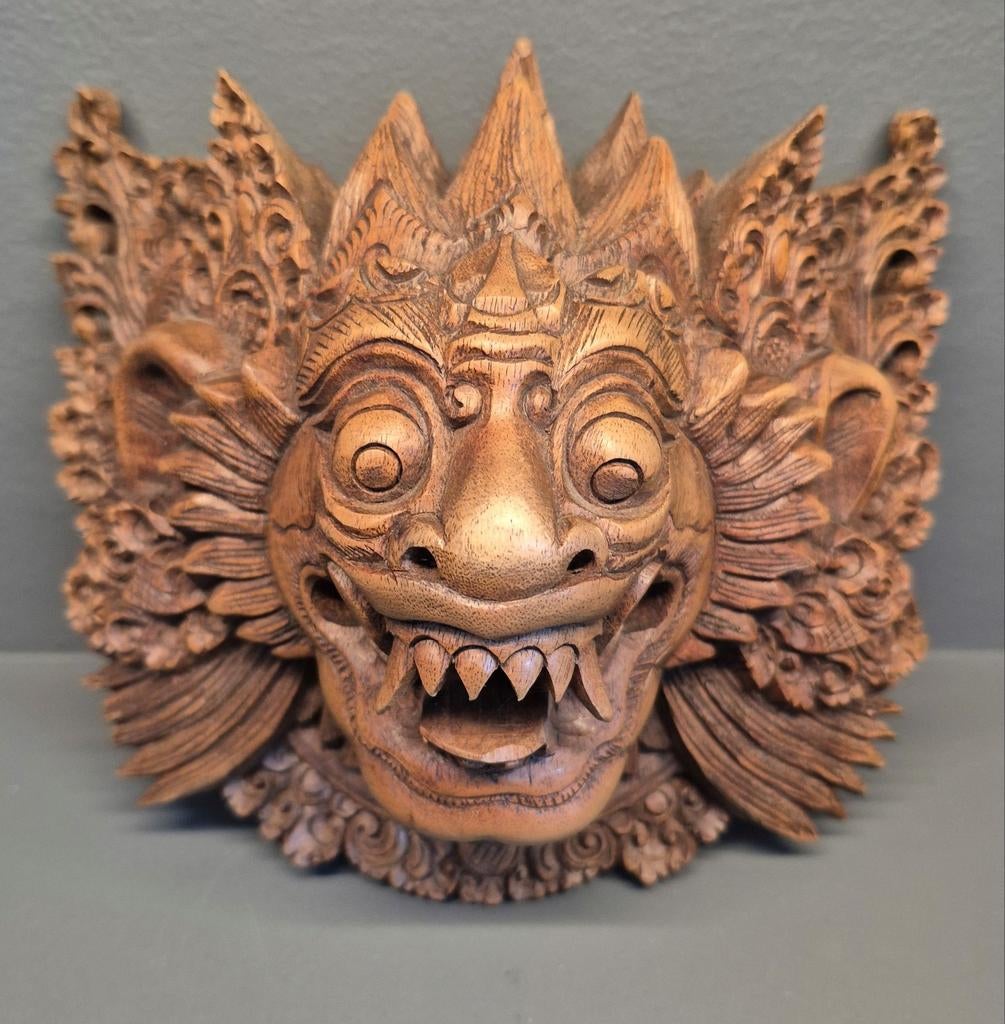 Fraai balinees houtsnijwerk, Antiek en Kunst, Ophalen of Verzenden