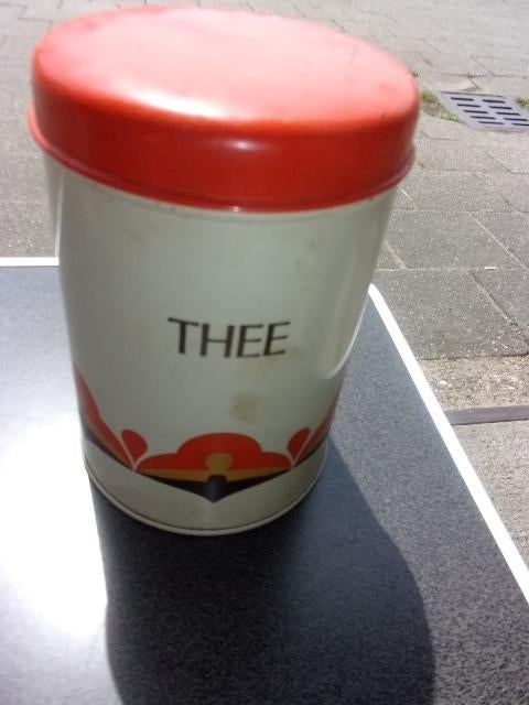 blik thee, Verzamelen, Blikken, Ophalen of Verzenden, Gebruikt, Thee