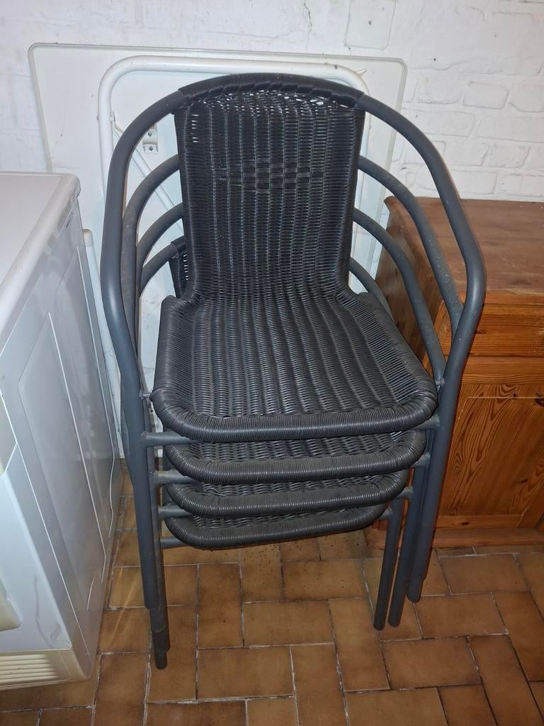 Tuinstoelen, Ophalen, Gebruikt, Kunststof