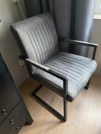 4 grijze stoelen, Ophalen, Zo goed als nieuw, Grijs, Vier