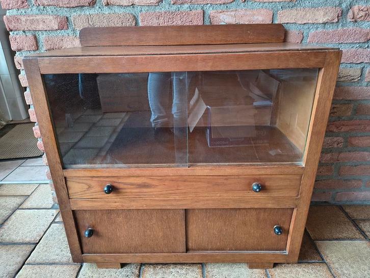 * Nostalgisch art deco vitrinekastje, minicommode *, Antiek en Kunst, Antiek | Meubels | Kasten, Ophalen