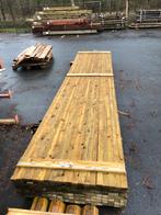 Vuren panlat, groen geïmpregneerd 30x50 480cm Nr. 669, Tuin en Terras, Palen, Balken en Planken, Ophalen, Nieuw, 250 cm of meer